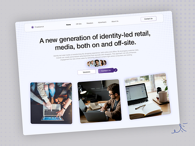 Freelance Homepage Hero Section design freelance hero section landing page modern ui retail saas typography ui uiux ux visual design