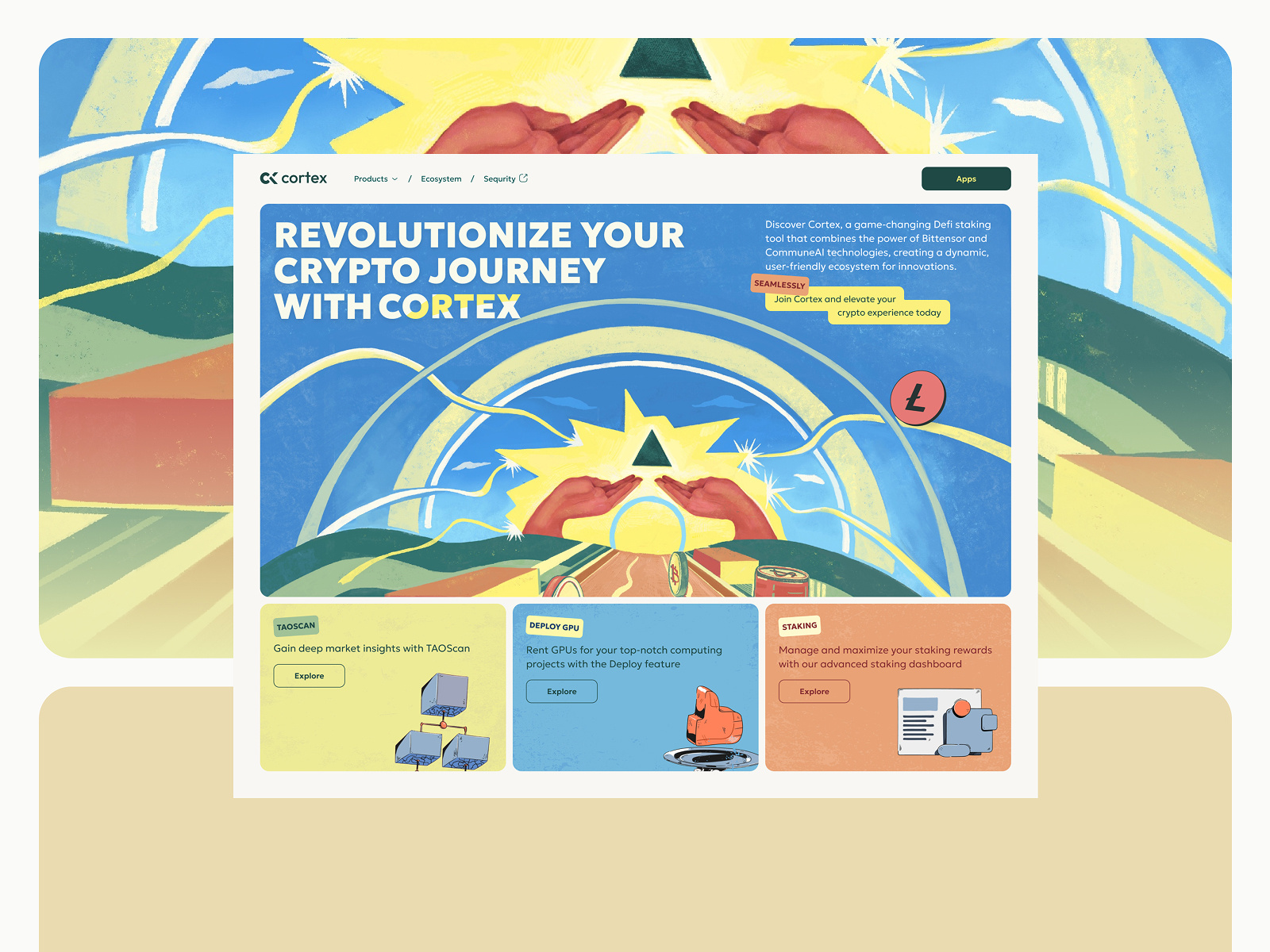 Cortex - Revolutionize Your Crypto Journey with Cortex by Anatoliy  Demyanchuk for Demyanchuk Art Team on Dribbble