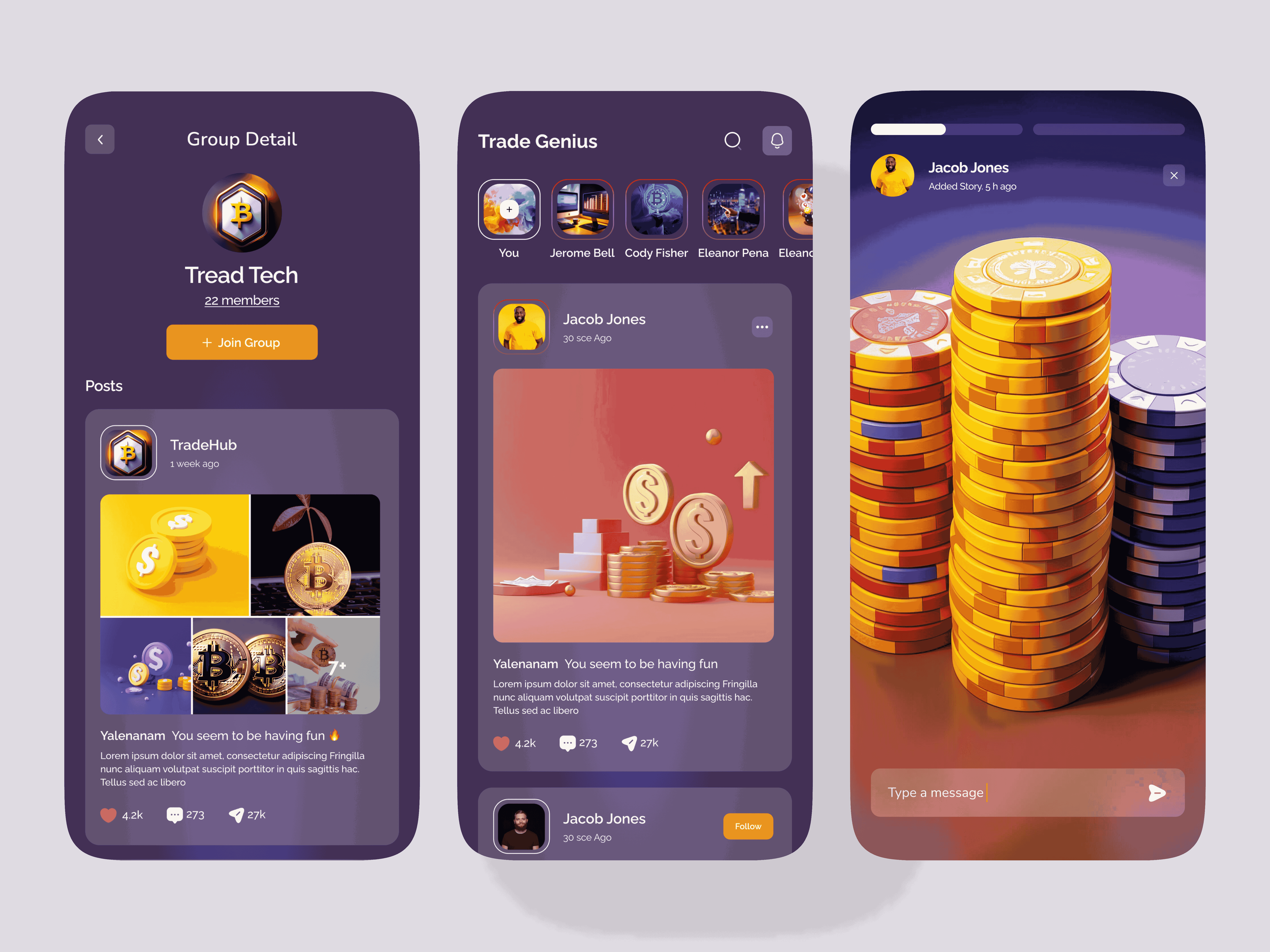 Trade Genius — Smarter Way to Trade and Grow Your Wealth clean ui design ui trade ui trading app trading full app ui