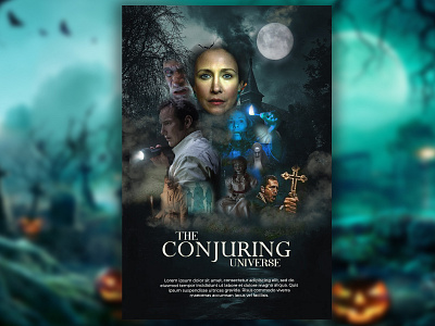 Horror Movie Post Design...... 2025 post cinema vibes film art filmmaking graphic design illustration logo movie magic movie post movie poster photoshop poster design thumbnail trending ui vector