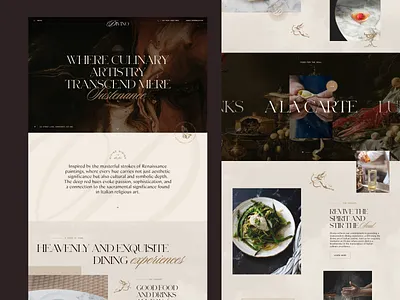 Restaurant bar food homepage landing page restaurant ui ux