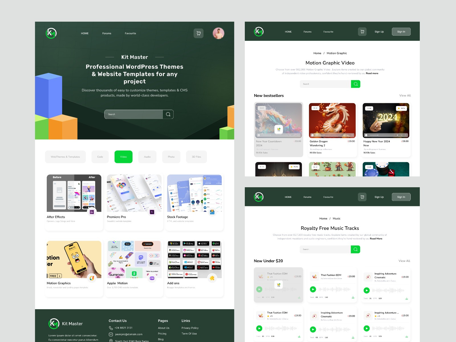Kit master — Your Ultimate Marketplace for Digital Assets animation clean ui graphic design logo mobile app motion graphics ui ui design uiux website