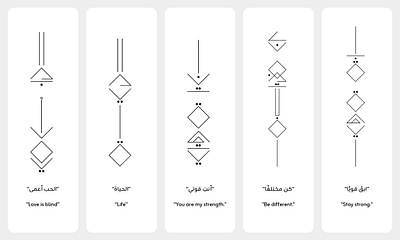 Arabic Tattoo Calligraphy arabic tattoo custom tattoo minimal arabic logo tattoo