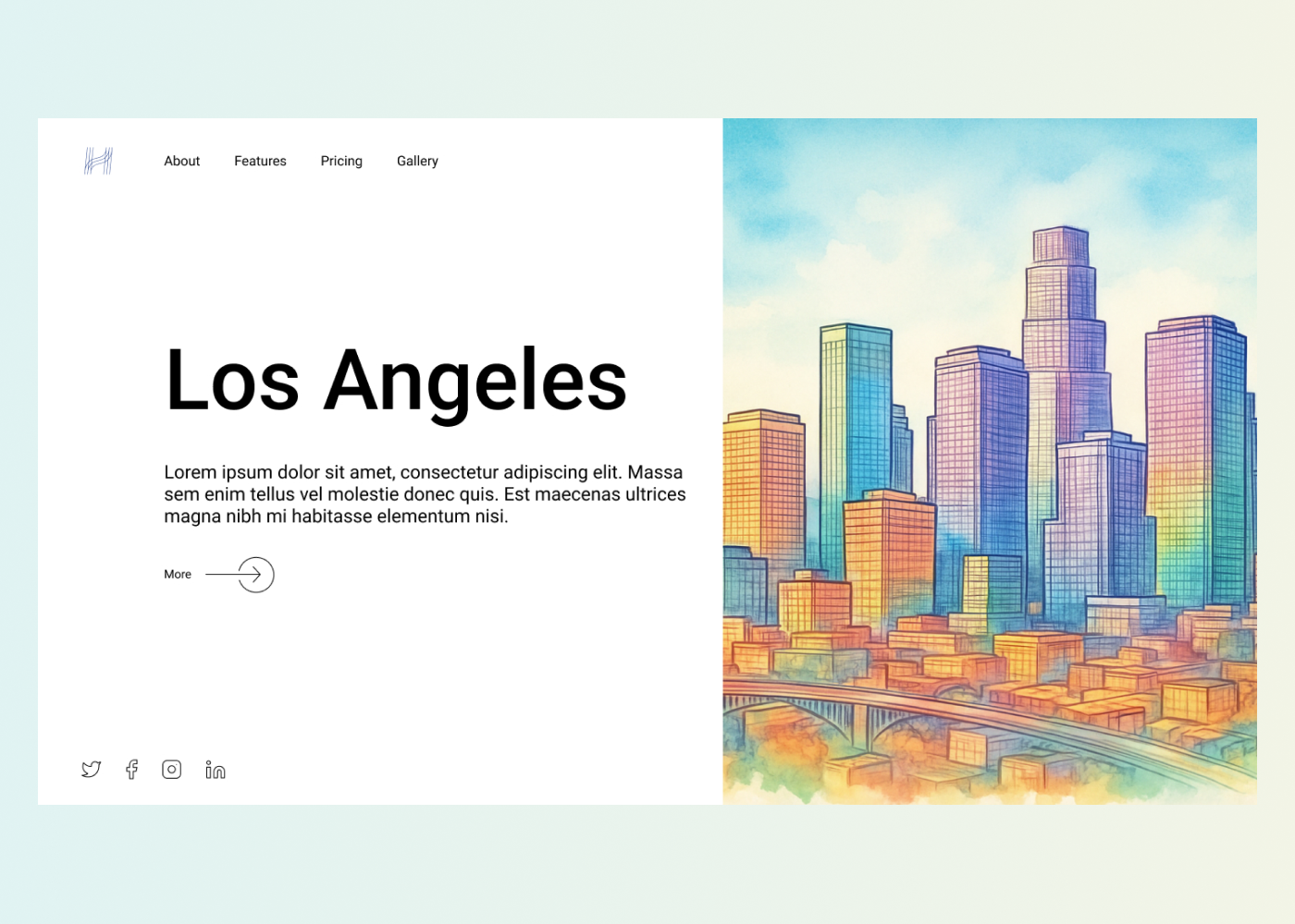 Example of Website Design With Mobile Responsive