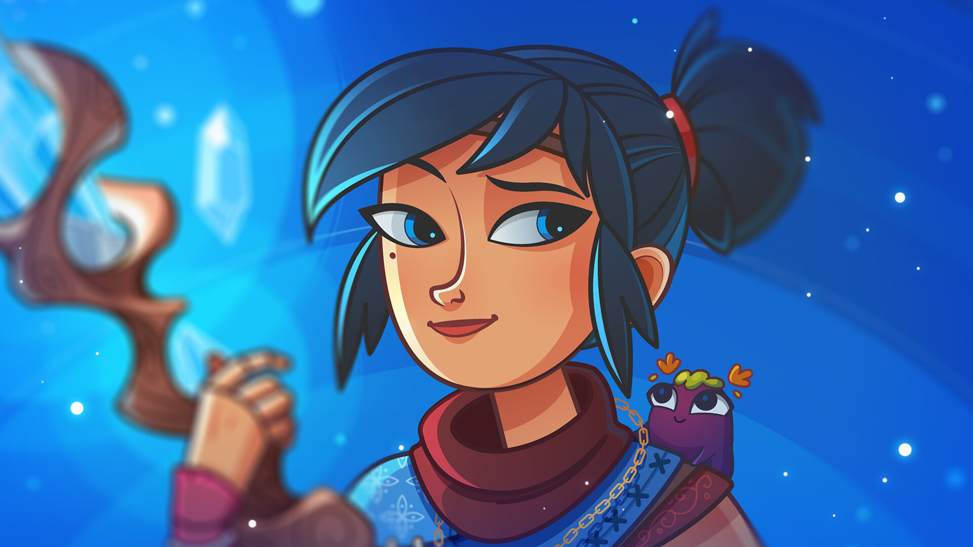 Kena: Bridge of Spirits art character fanart fantasy illustration vector art