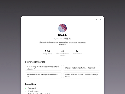 ChatGPT's GPT details page ai chat chatgpt