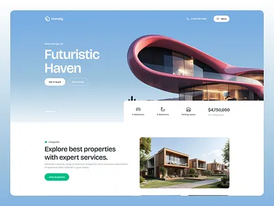 Homely Template Design clean ui design framer real estate framer template modern real estate design property listing design property management website property website design real estate real estate landing page real estate template real estate website