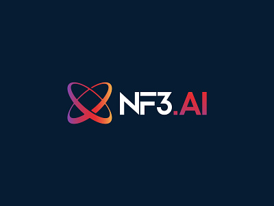 NF3.AI | Brand Identity banner brand identity branding logo stationery design typography