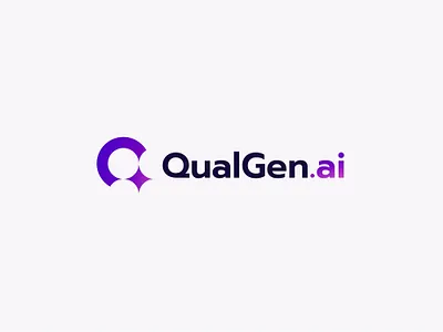 Qualgen.AI | Brand Identity & Web Design brand identity branding logo ui uiux design website design