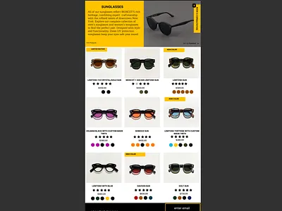 A modern eyewear website design An inspo of MOSCOT.COM design graphic design ui ux web design website