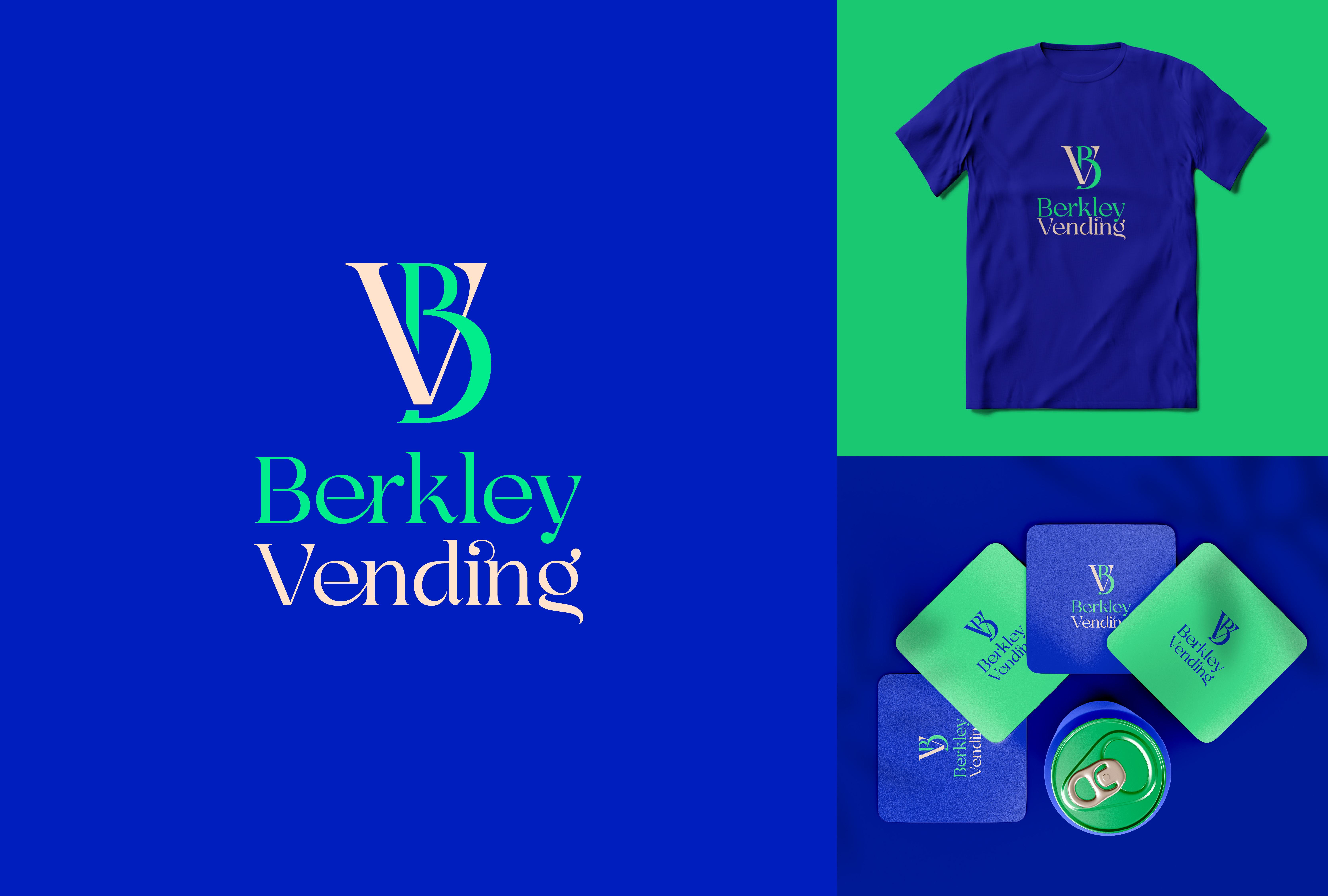 Berkley Vending Logo and brand identity Design Concept brand identity brand identity design branding corporate identity graphic design identity design initial letter logo logo logo concept logo design logo icon logofolio logotype minimal minimal logo minimalist minimalist logo monogram logo