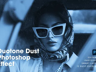 Duotone Dust Photoshop Effect