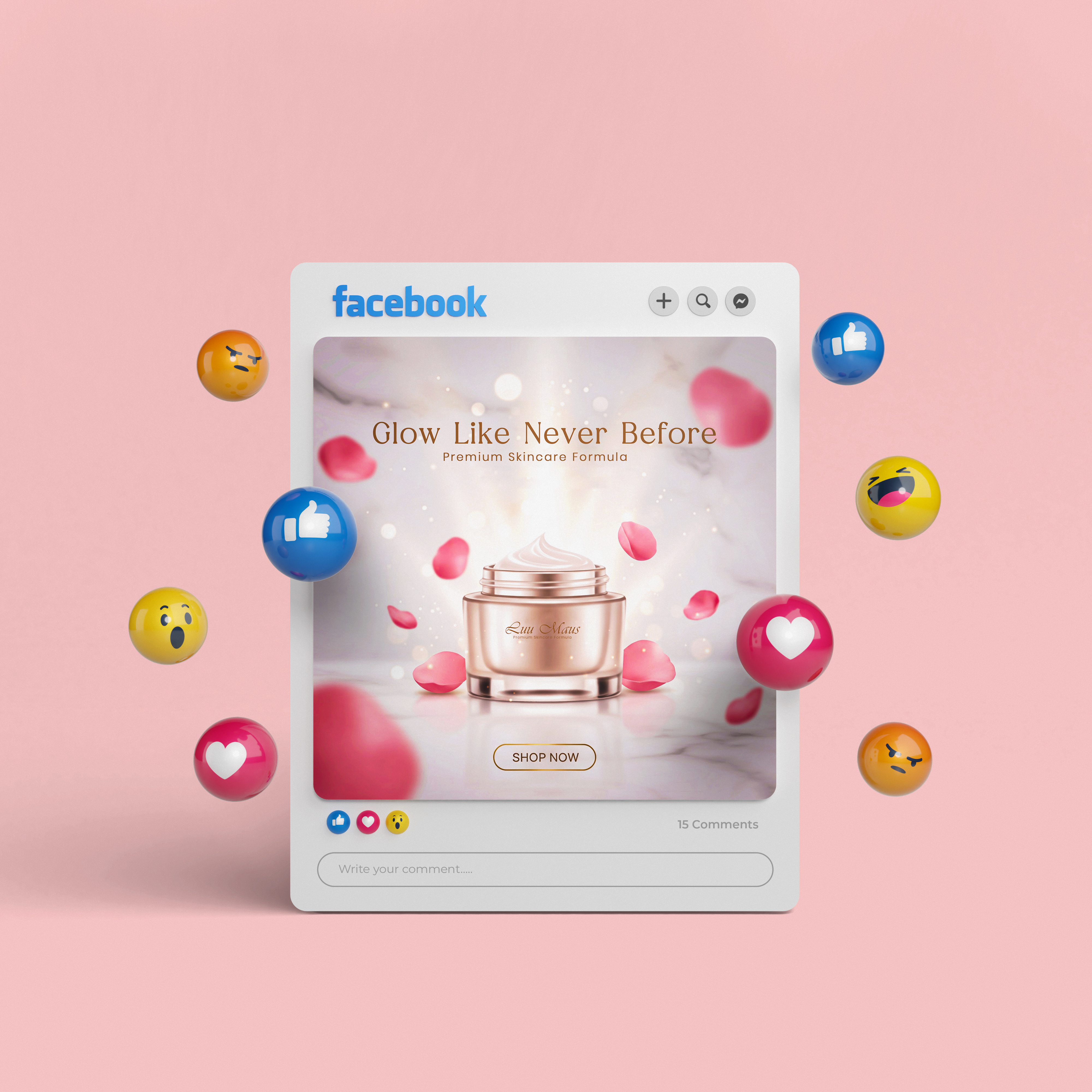 Skincare Product Social Media Post Design ads banner design ads design branding design graphic design instagram post marketing skincare branding skincare social media social media post