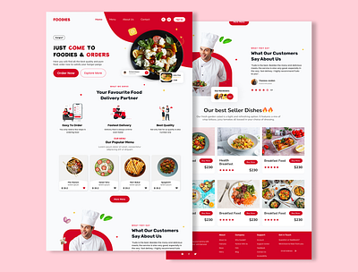 Food Landing Page food landing page
