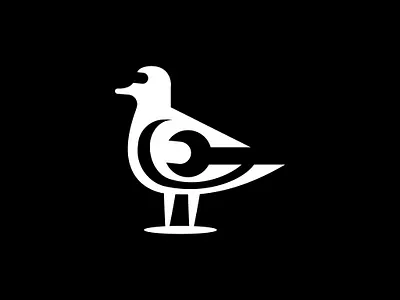 seagull repair logo. automotive logo branding crowelovbranding engineering logo graphic design logo repair logo seagull logo seagull wrench logo service car logo wrench logo
