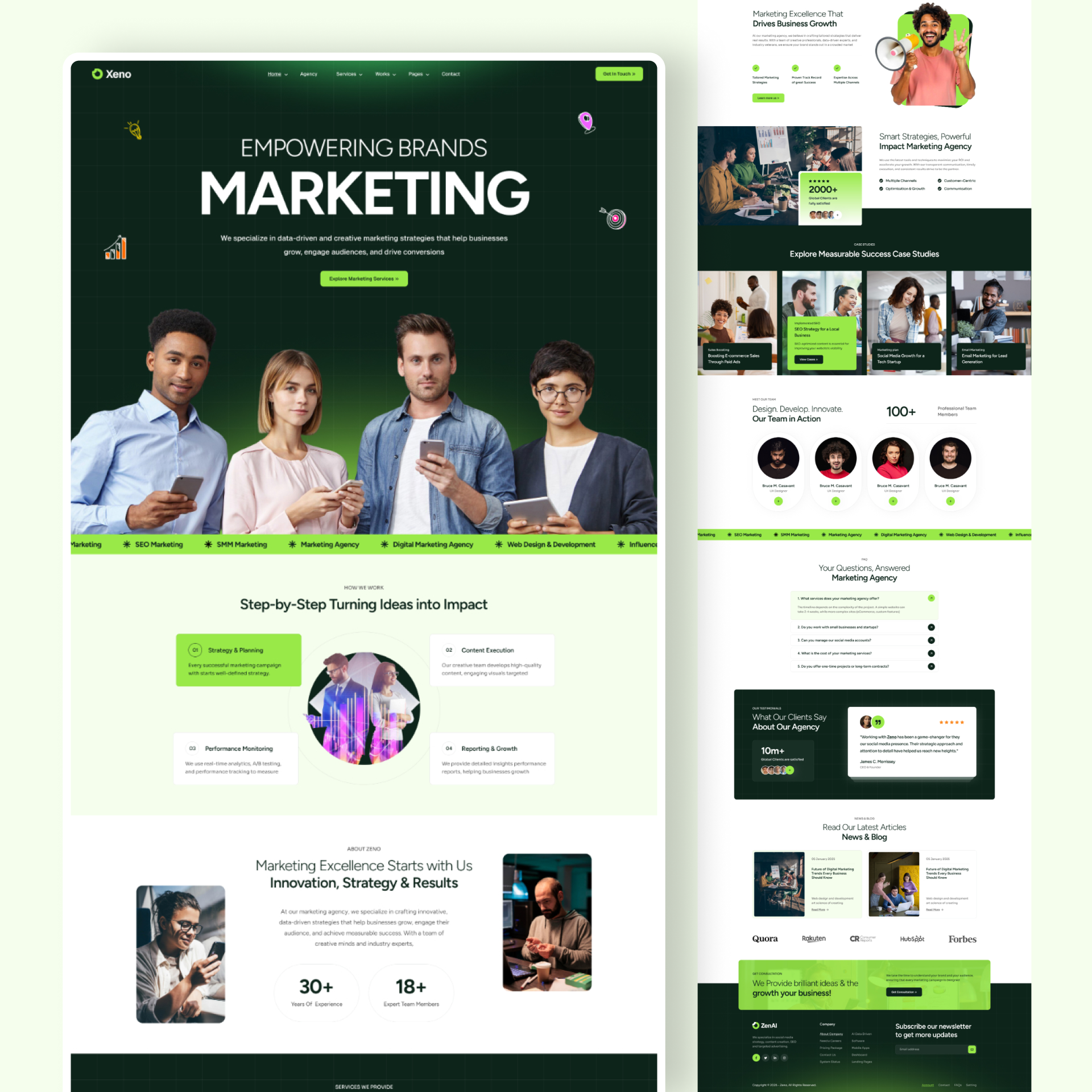 Example of Custom Saa S Landing Pages & UI/UX Design