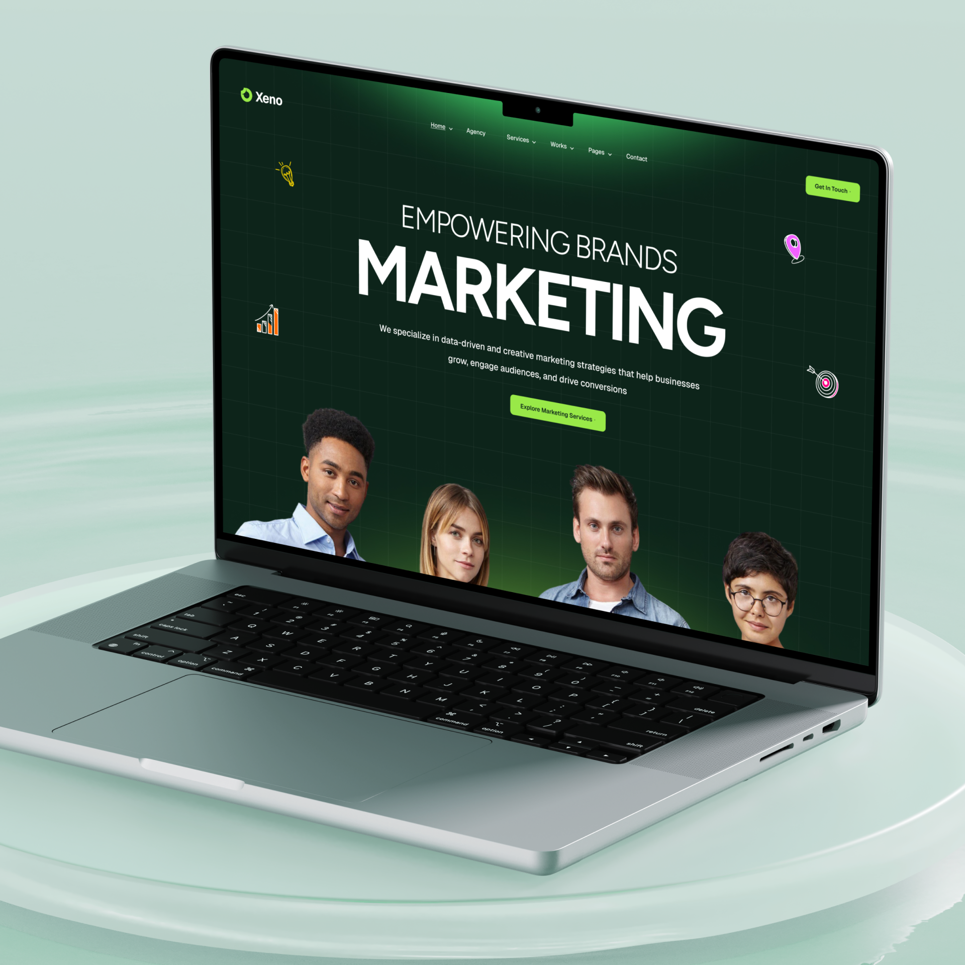 Example of Custom Saa S Landing Pages & UI/UX Design