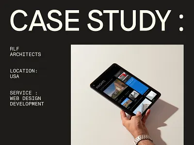 RLF Architects - Web Design Case Study architect architecture architecture study architecture web design architecture website branding design design website graphic design illustration landing page logo ui ux vector web web design
