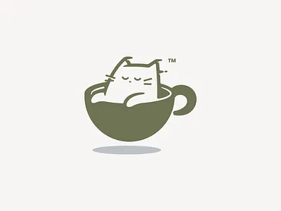 wuss puss brand coffee coffeeshop graphic design illustration logo logodesign vector