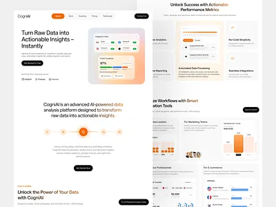 Business Intelligence Website ai business artificial intelligence business business growth crm landing page design landing page saas saas ai saas website uiux web web design website
