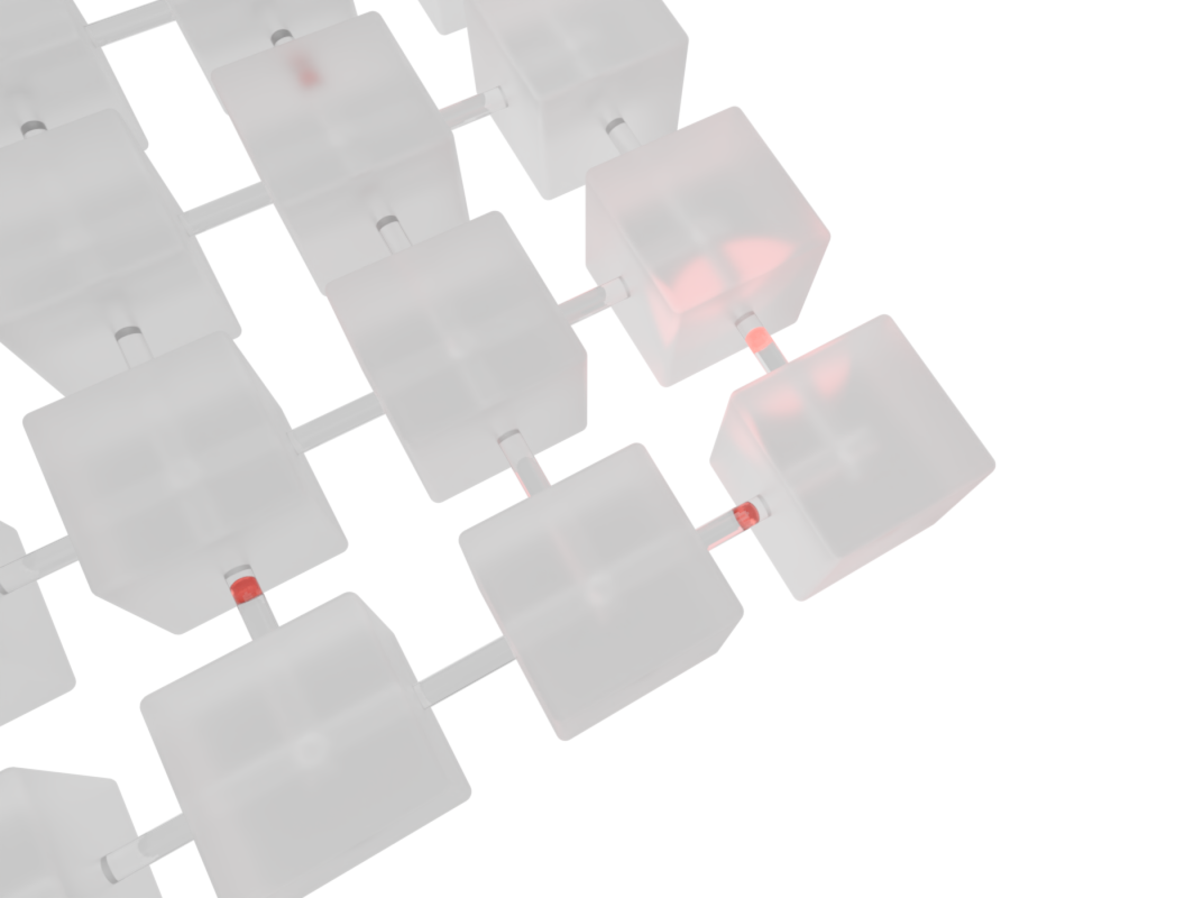 Blockchain 3D illustration 3d blockchain illustration