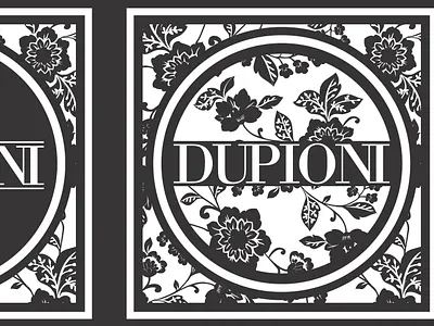 Dupioni Attire Branding branding design graphic design typography vector