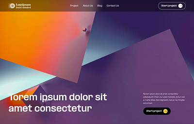 Website-LoremIpsum-Animation branding figma graphic design ui ux website