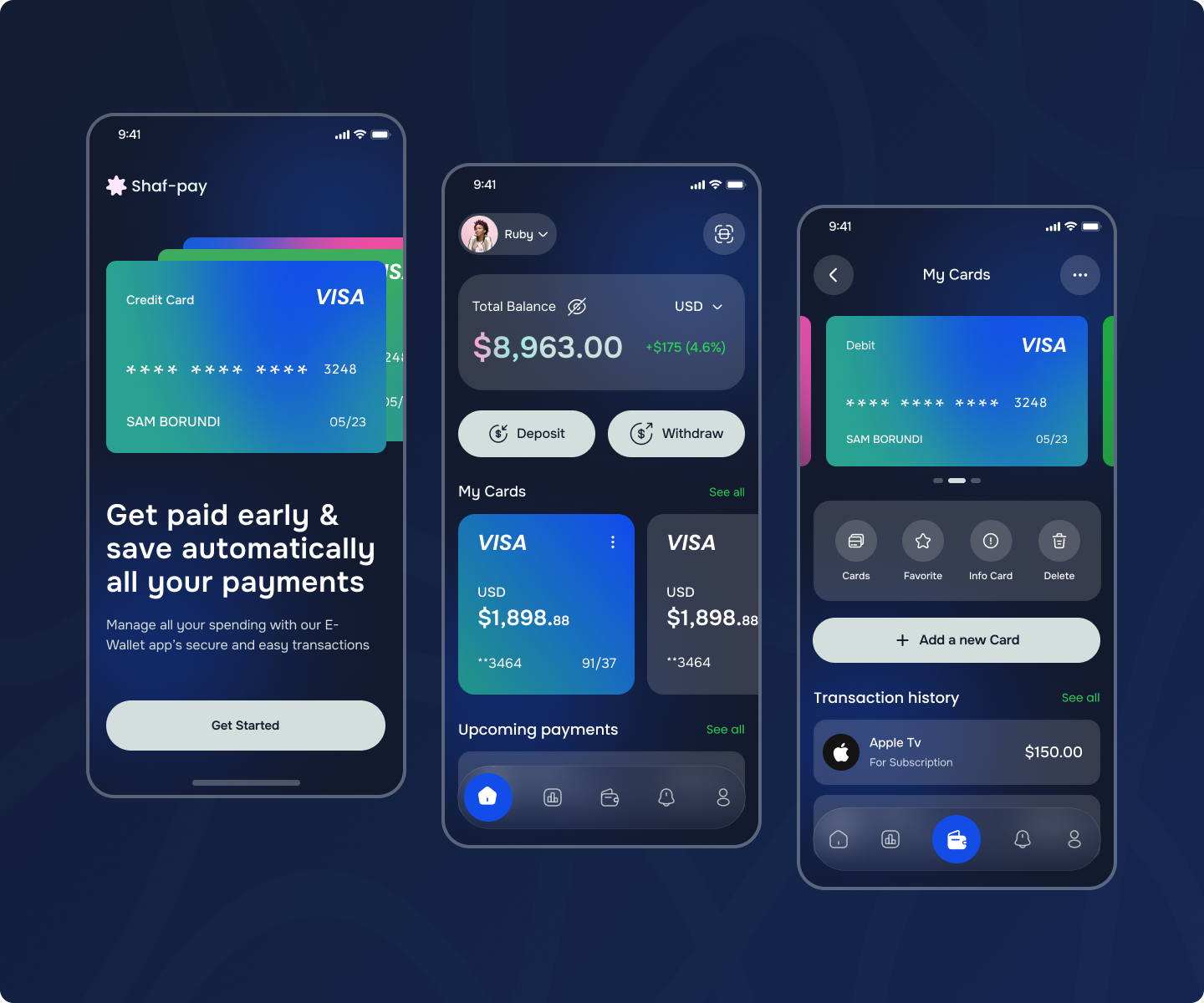 Fintech App Design admin panel ai app design case study design ecommerce fintech app fintech design landing page mobile design money app transaction transfer ui uiux website design