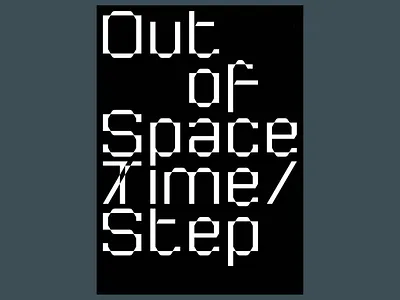 Futuristic Modular Typography abstract text bold contrast digital artwork edgy design experimental layout futuristic typography geometric font graphic typography innovative text minimal design modern typography modular font monochrome style sharp lines space theme typographic art white letters