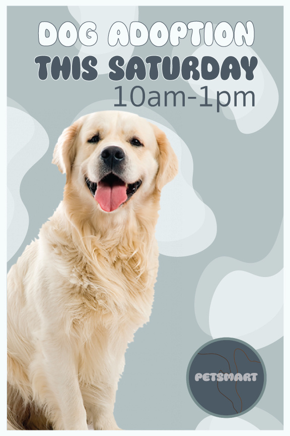Example of Dog Adoption Poster (Petsmart)