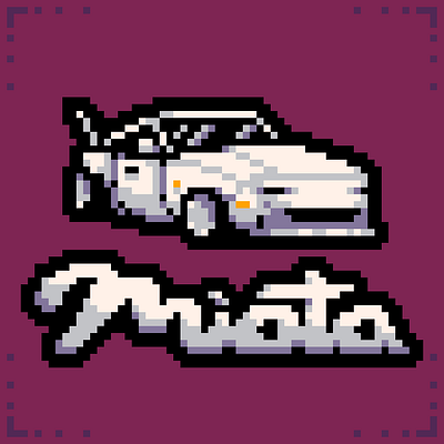 NA6 Mazda Miata game art illustration mazda miata pixelart