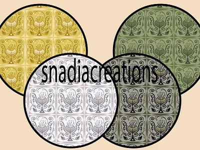 Faux tile design botanical charming design elegant fabric designer faux tile design floral home decor interior design maximalist seamless pattern spring summer textile pattern designer vector victorian wallpaper design