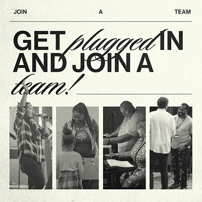 Join a Team - card branding graphic design