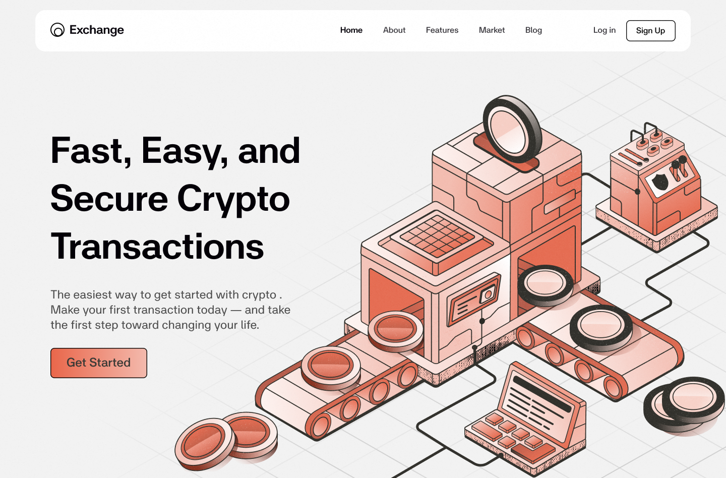 Example of Modern Isometric Vector Illustrations