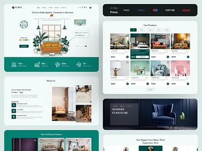 Minimal, Modern & Made to Last – Furniture UI Exploration appdesign design dribbble dribbbleshot figma figmadesign landingpagedesign majiduruix minimaldesign restaurantwebsite simpledesign uidesign uiux userinterface uxdesign visualdesign websitedesign