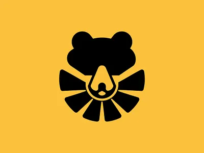 Rising bear logo. animal logo bear logo bear logo sale branding cool bear logo design graphic design grizzly logo logo polar bear logo rising bear logo shining bear logo sun bear logo
