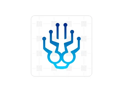 Technology Lion Head Logo branding design icon illustration lion lion logo logo logo design logodesign minimal minimalist logo modern logo security logo tech technology logo ui