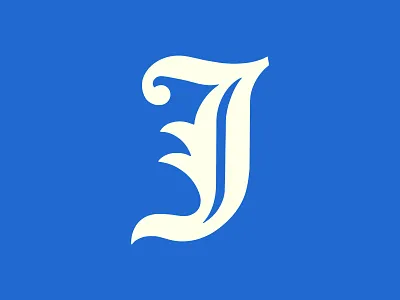 J Initial logo design badge branding custom font design gothic graphic design illustration j letter j logo letter design lettering lettering font lettering logo logo monogram typography ui ux vector