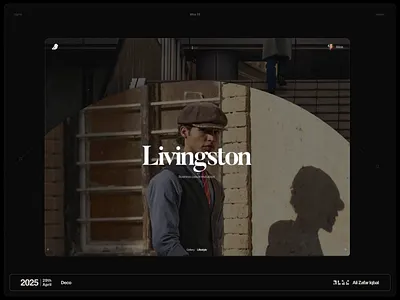 Deco 3d animation art art deco black blog branding brutalist deco hero landing minimal motion graphics personal portfolio typography ui ux uxui website