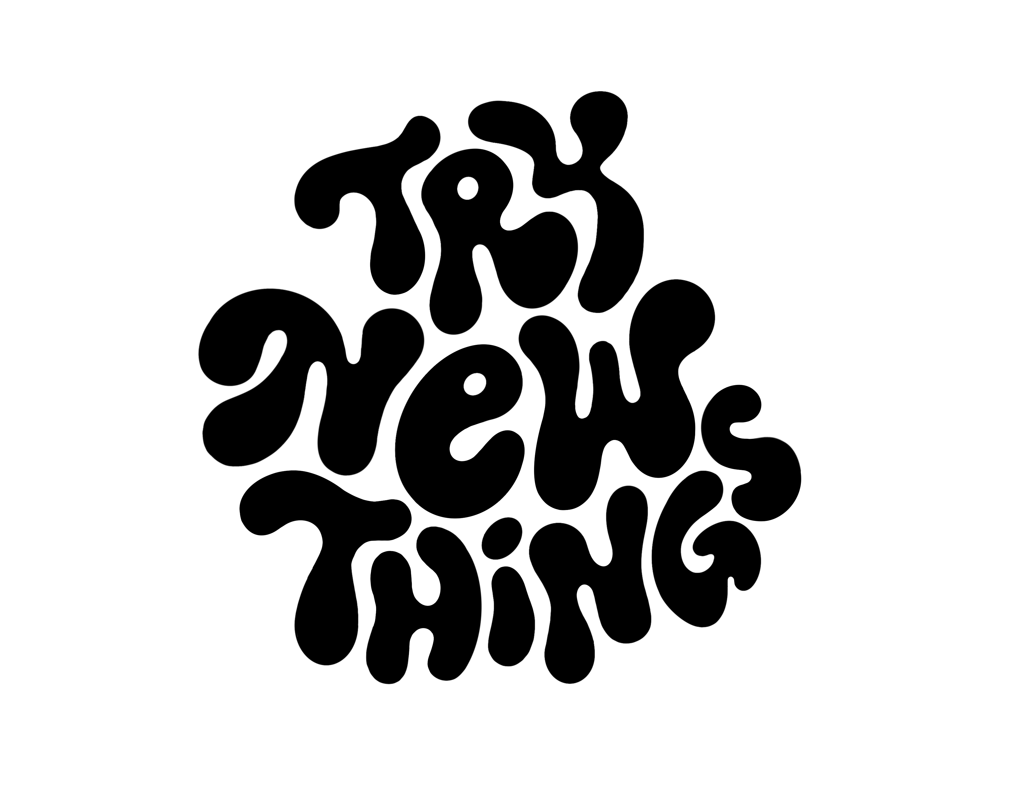 Lettering | Try New Things design graphic design hand drawn hand made illustration letter shapes lettering procreate type typography
