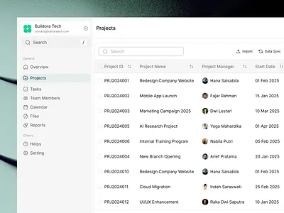 Project Tracker Dashboard askmanagement dashboarddesign dashboardui designsystem interactiondesign productivityapp productivitytool projectmanagement responsivedesign ui uiinspiration uiux ux webappdesign webdashboard