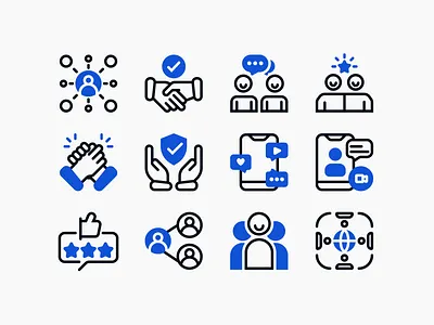 Friendship and Relationship Icon Pack friendship icon pack icon bundle icon design icon pack iconography illustration relationship icon pack