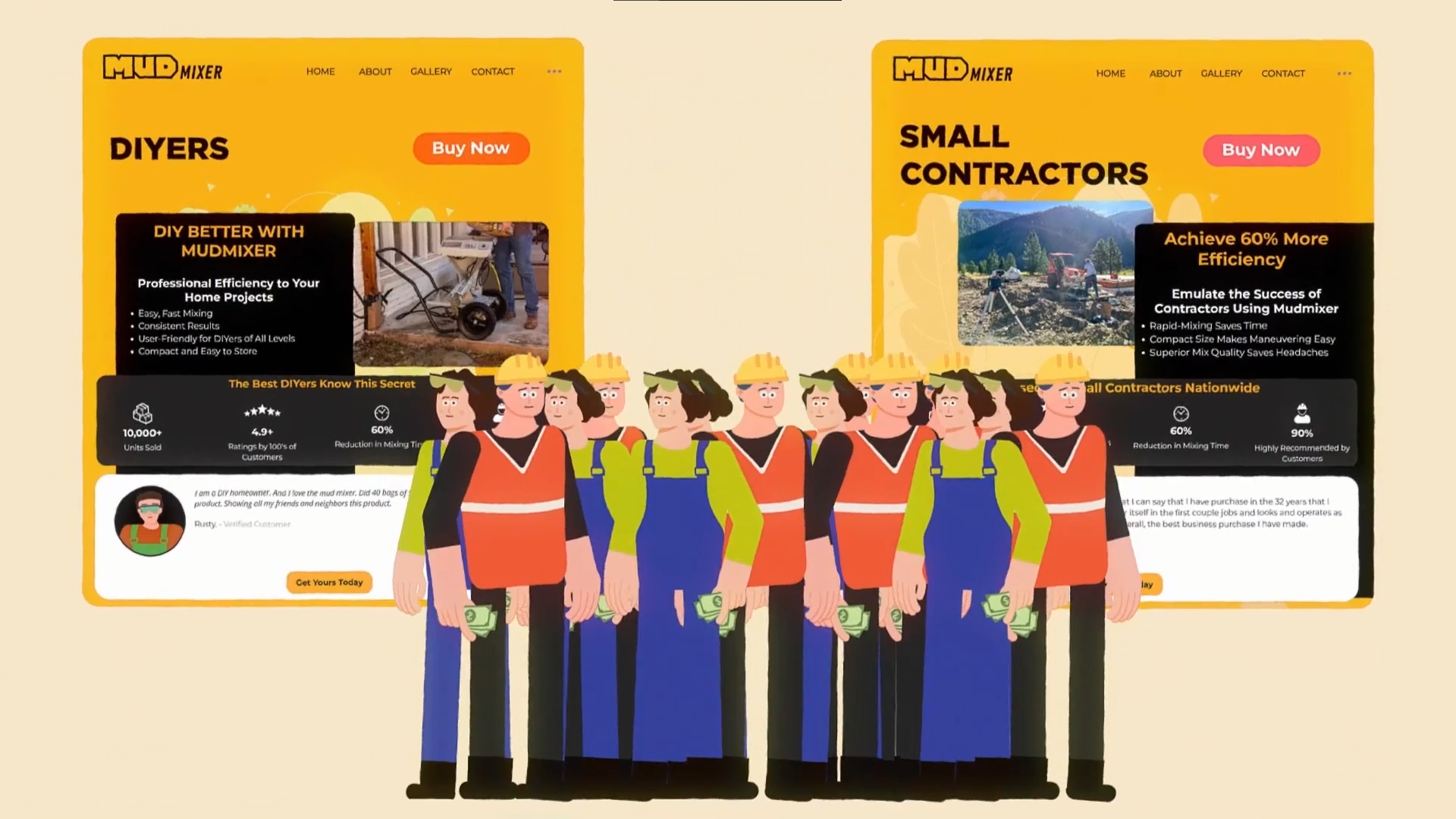 Motion Graphics For ShopLandingAI aftereffects animation characters motion graphics