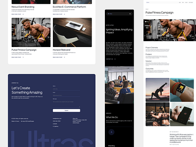 Agency portfolio website agency designer portfolio ui ux web design website
