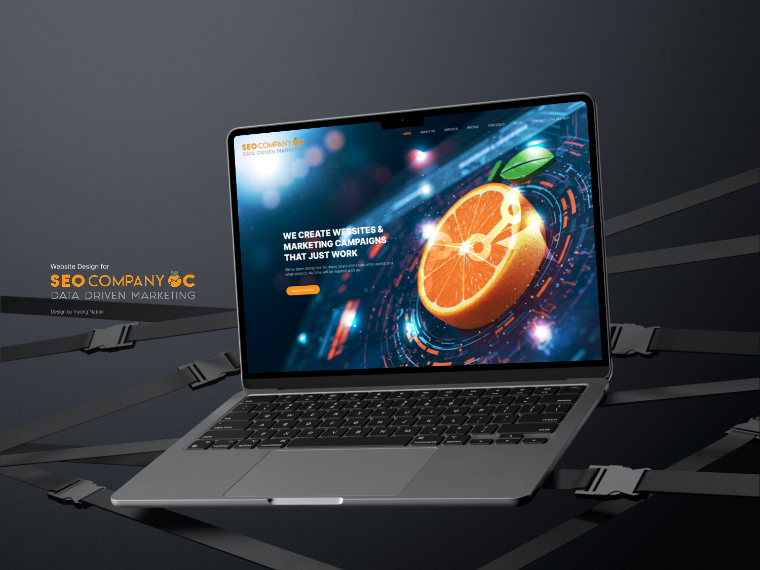 SEO Company OC Website Design branding design graphic design illustration logo ui vector web design web development website