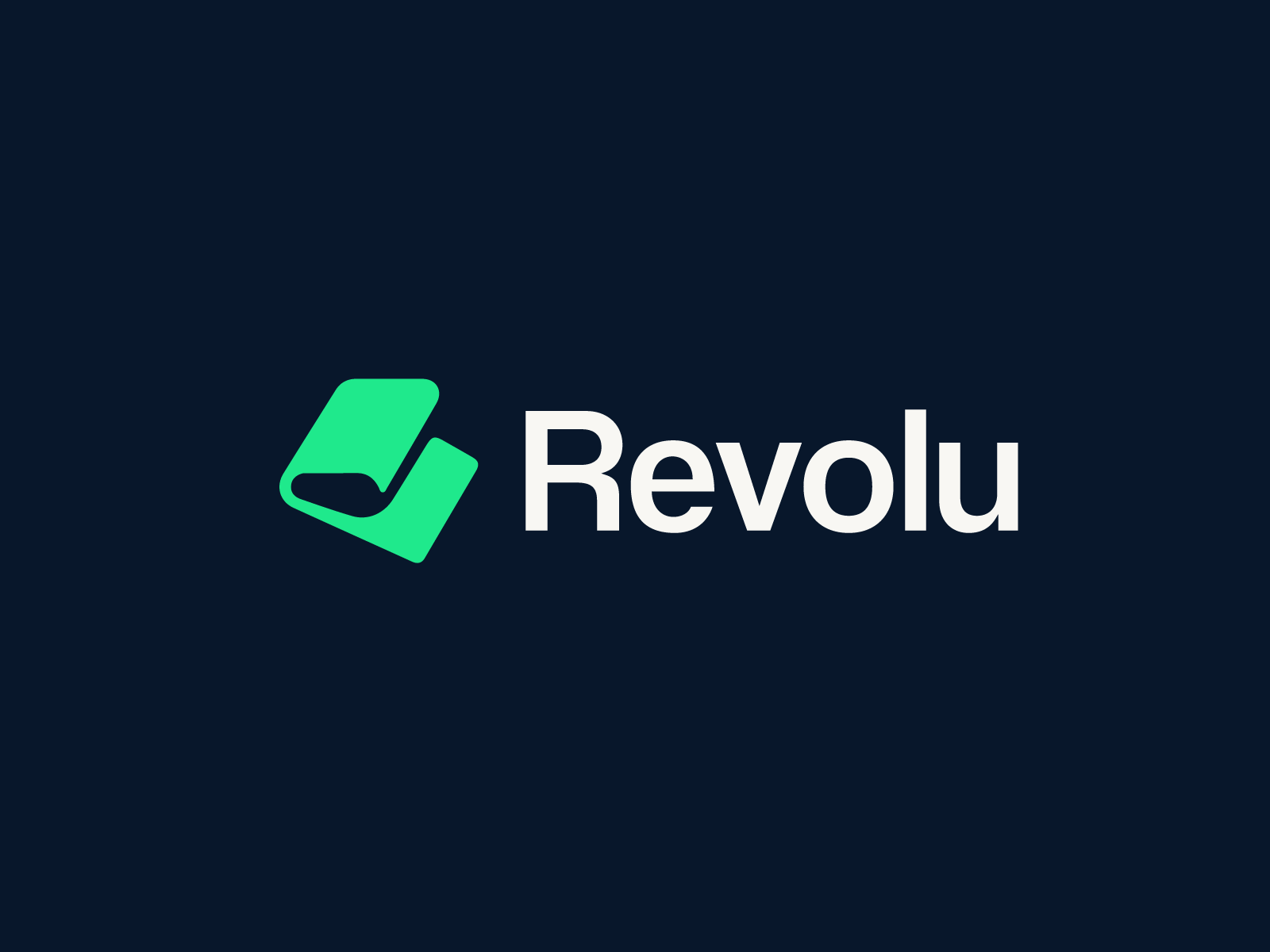 Revolu Logo brand branding design icon logo logo design logodesign logos minimal