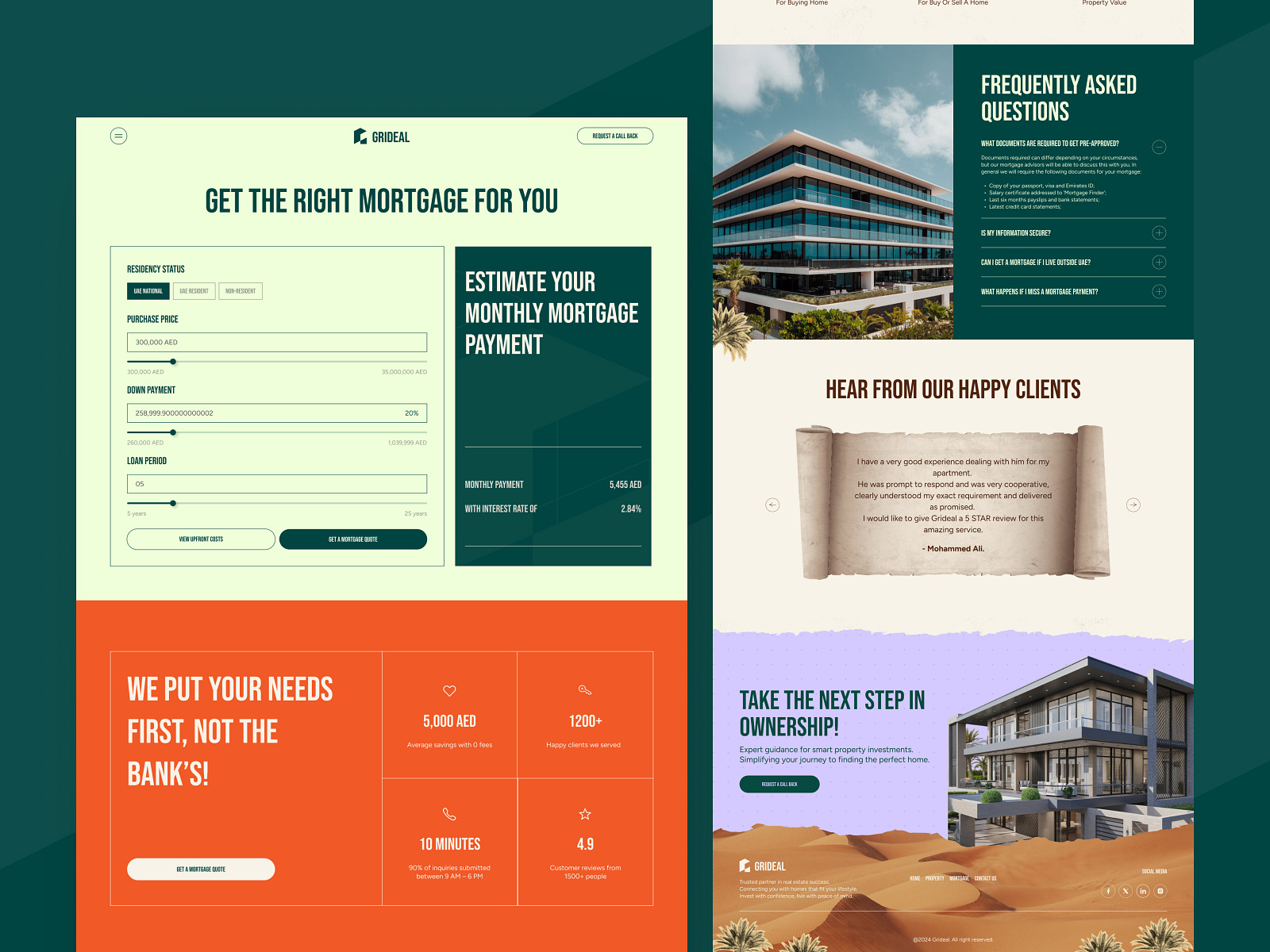 Real Estate Website UIUX Design by FocoTik UI UX for FocoTik UI/UX ...