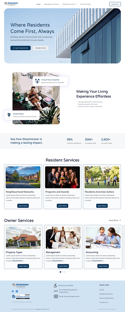 Property Landing Page ux
