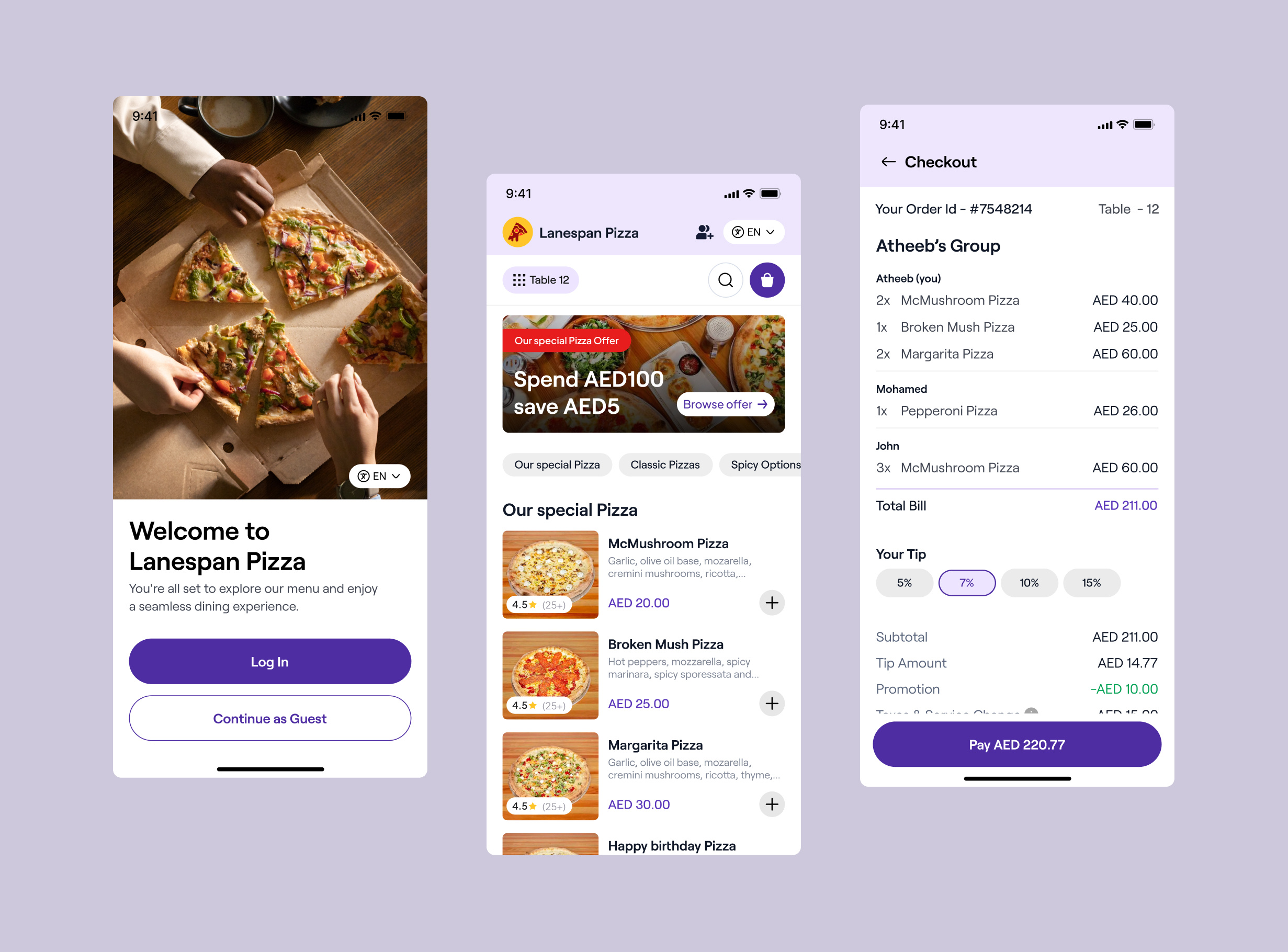 Designing a Seamless Dining Table Payment Experience app app ui food app graphic design mobile app product product design resturent app typogarphy ui ui ux ux