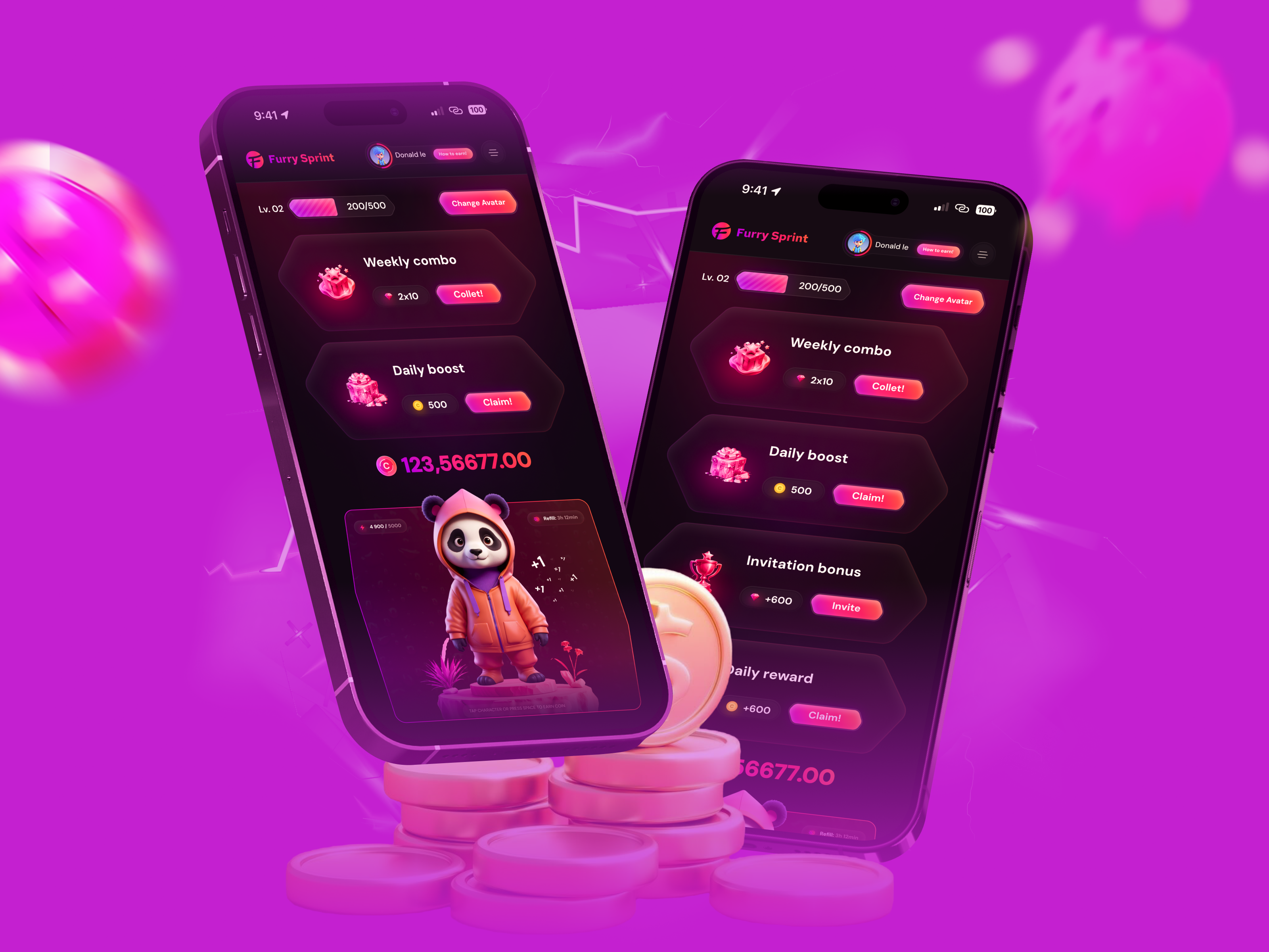 Tap Game - Gambling App app betting app casino casino app casino ui crypto app gambling game app gaming mini game mobile casino mobile gambling mobile game mobile games slots tap game tap2earn telegram bot telegram game telegram tap game